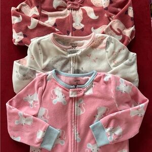 Carter's Kids Pajamas - Pink, Cream, Red